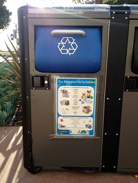 indoor recycling bin
